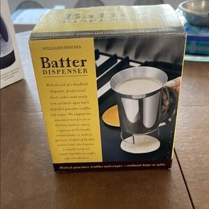 Williams Sonoma Silver Batter Dispenser
